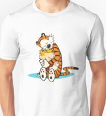 calvin and hobbes Hug Unisex T-Shirt