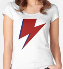 Lightning bolt Women's Fitted Scoop T-Shirt
