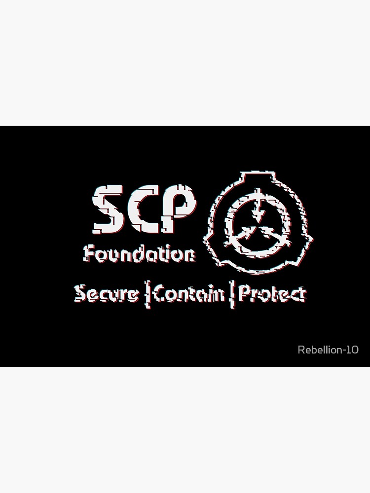 Scp Secure Contain Protect Glitch Laptop Skin By Rebellion 10 Redbubble