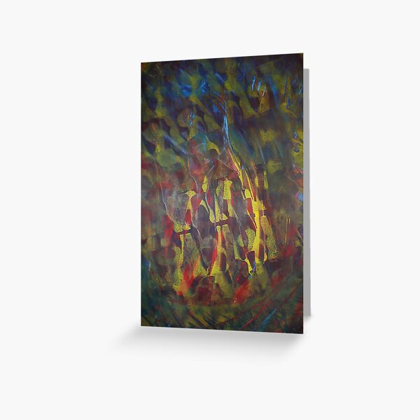 Flames Greeting Card