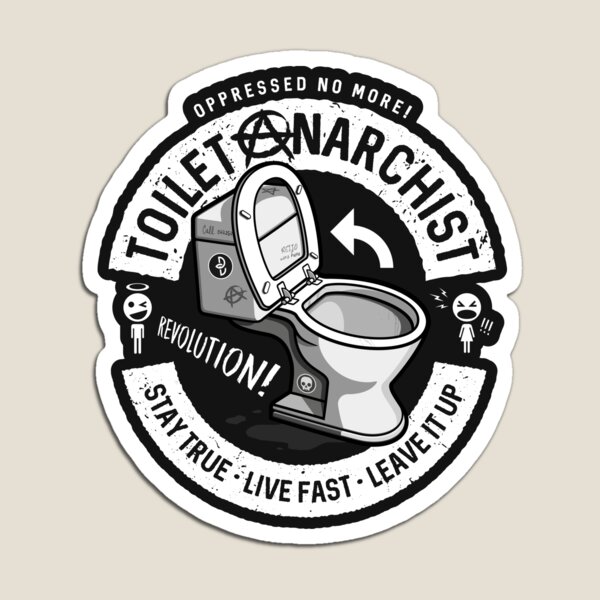 Toilet Anarchist Magnet