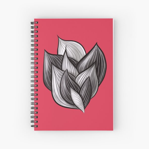 Abstract Dynamic Shapes Spiral Notebook