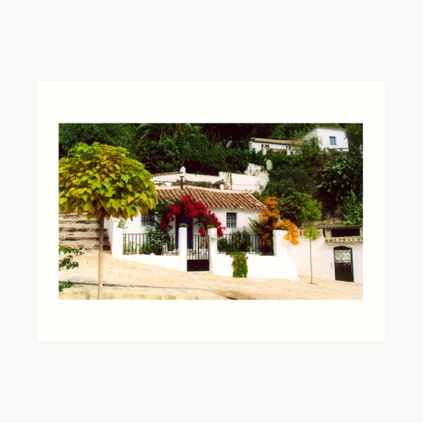 Cottage 2 Montecorto, Spain Art Print