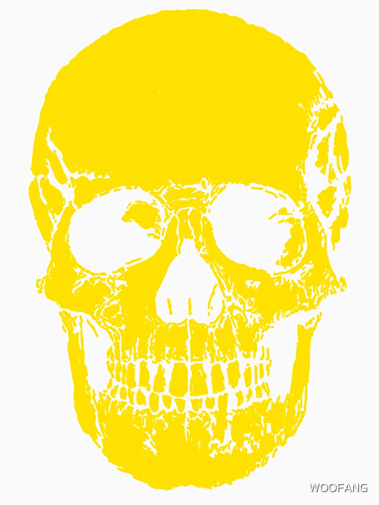 "YELLOW SKULL" Tshirt for Sale by WOOFANG Redbubble skull tshirts