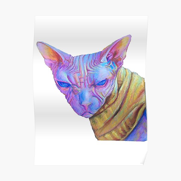 Posters Sur Le Theme Sphinx Chat Redbubble