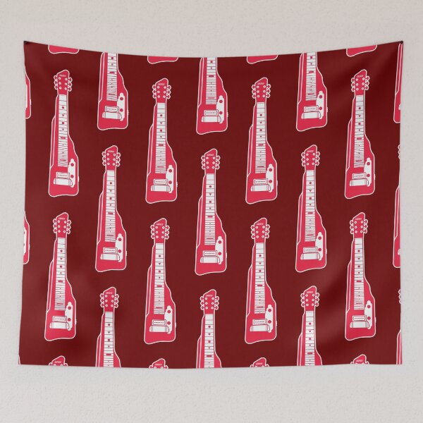 Item preview, MUSICAL INSTRUMENTS SILHOUETTES - LAP STEEL GUITAR designed and sold by WOOFANG.