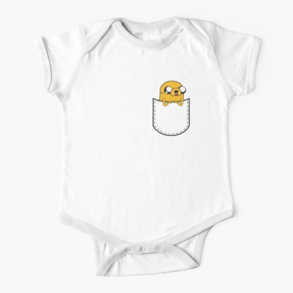 Adventure Time Pocket Jake Short Sleeve Baby One-Piece