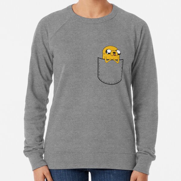 Adventure Time Pocket Jake Lightweight Sweatshirt