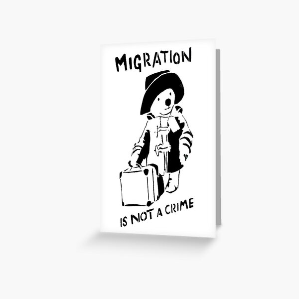 Item preview, Migration Is Not A Crime designed and sold by Sue Porter.