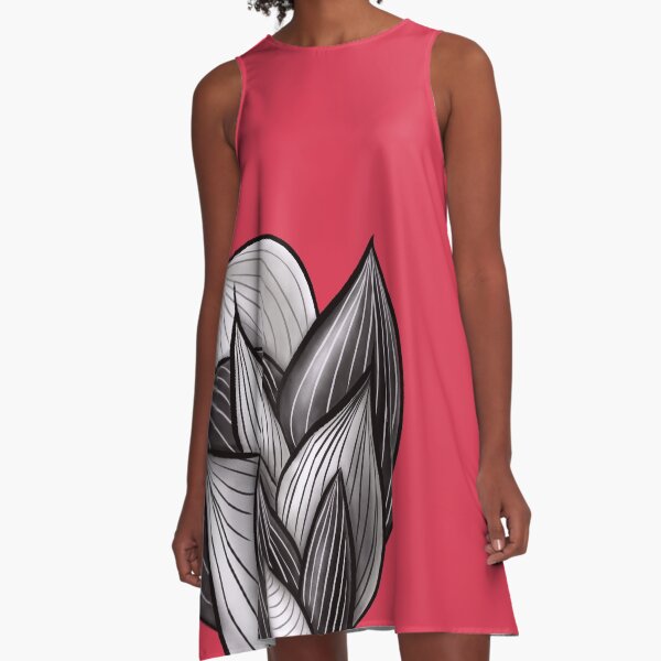 Abstract Dynamic Shapes A-Line Dress