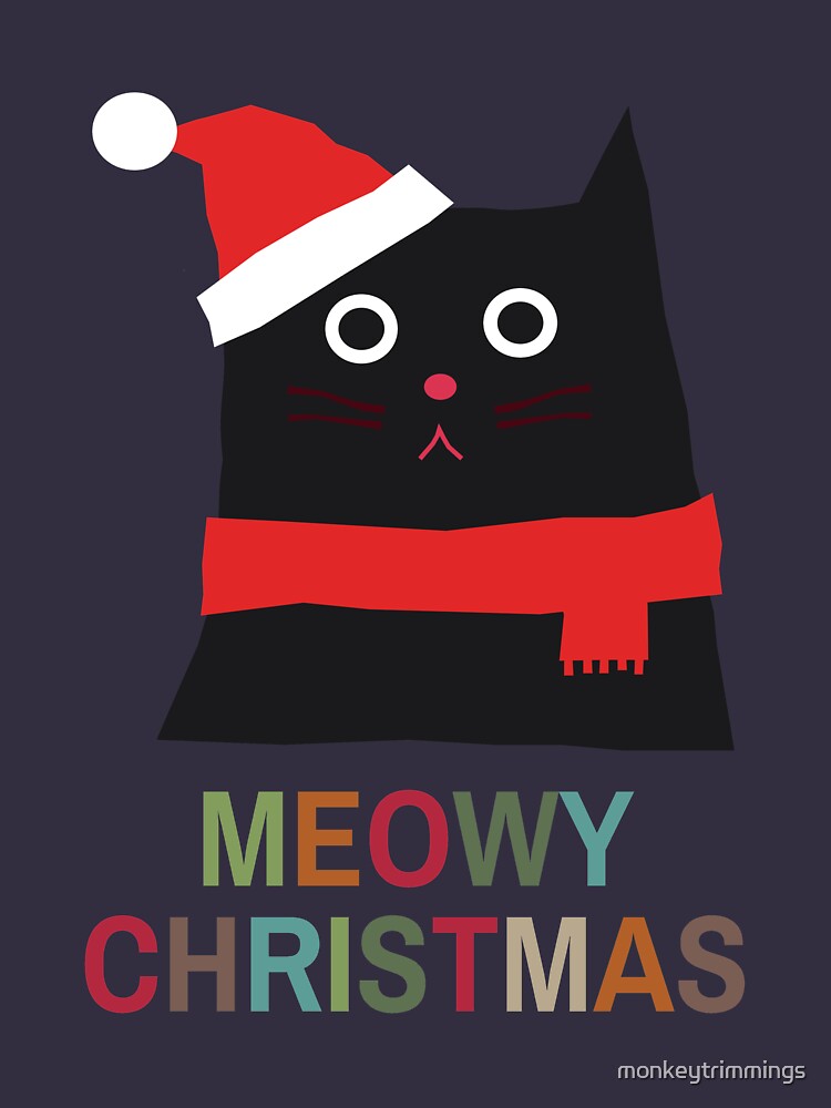 Meowy Christmas by monkeytrimmings