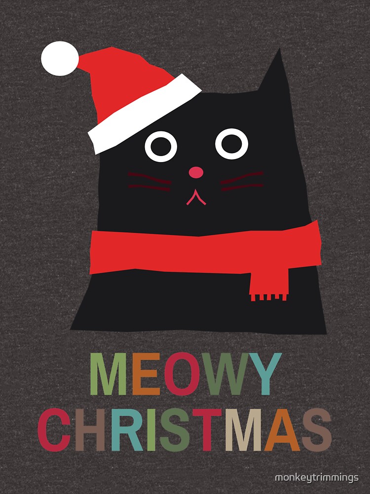 Meowy Christmas by monkeytrimmings