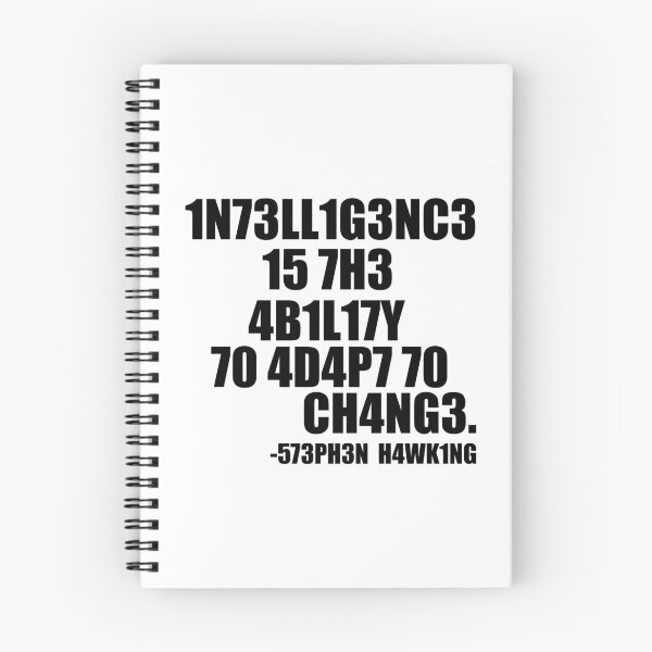 Item preview, INTELLIGENT STEPHEN HAWKING QUOTE! GIFT IDEA designed and sold by JamesandLuis.