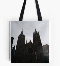 St. James United Church, Montreal, #chessproblem #chess #problem #playchess #chesspiece #chessset #chessmaster #chinesechess #chesstournament #gameofchess #chessboard #competition #sport #wood #vector Tote Bag