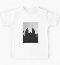 St. James United Church, Montreal, #chessproblem #chess #problem #playchess #chesspiece #chessset #chessmaster #chinesechess #chesstournament #gameofchess #chessboard #competition #sport #wood #vector Kids Tee