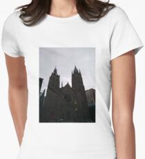St. James United Church, Montreal, #chessproblem #chess #problem #playchess #chesspiece #chessset #chessmaster #chinesechess #chesstournament #gameofchess #chessboard #competition #sport #wood #vector Women's Fitted T-Shirt