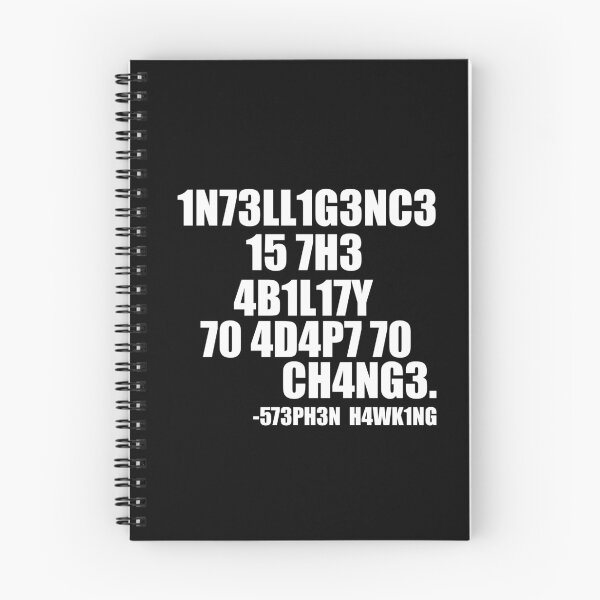 Item preview, INTELLIGENT STEPHEN HAWKING QUOTE! GIFT IDEA designed and sold by JamesandLuis.