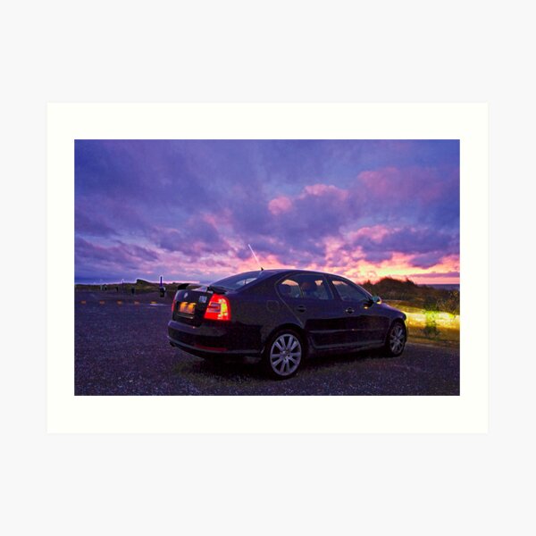 Ravenmobile at Sunset Art Print