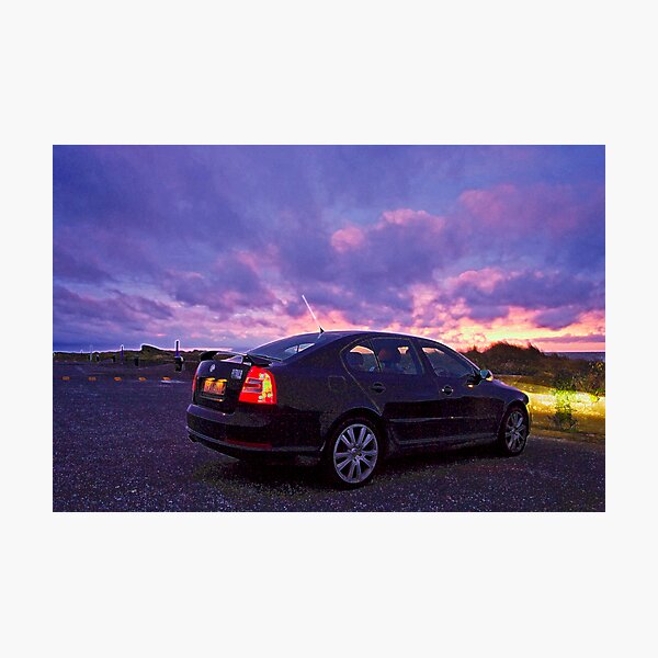 Ravenmobile at Sunset Photographic Print