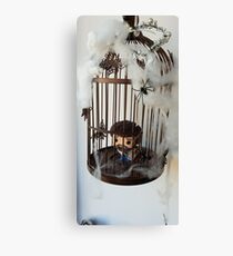 Caged Bob ross Canvas Print