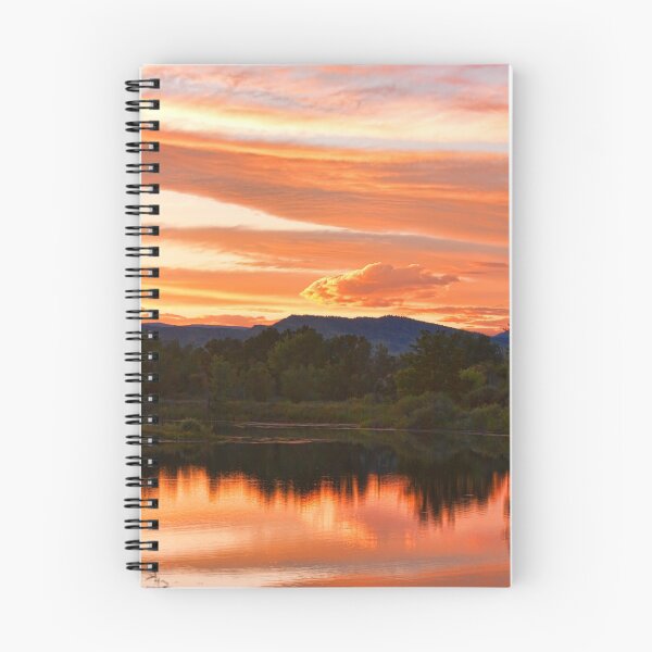 Item preview, Boulder County Lake Sunset designed and sold by Bo Insogna.