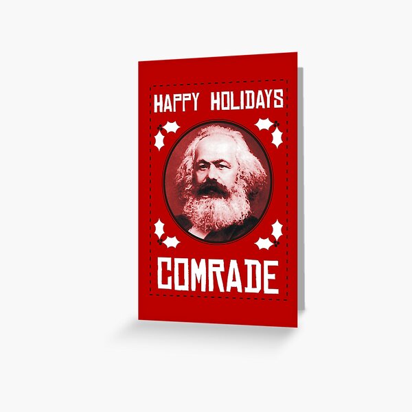 Happy Holidays Comrade Greeting Card