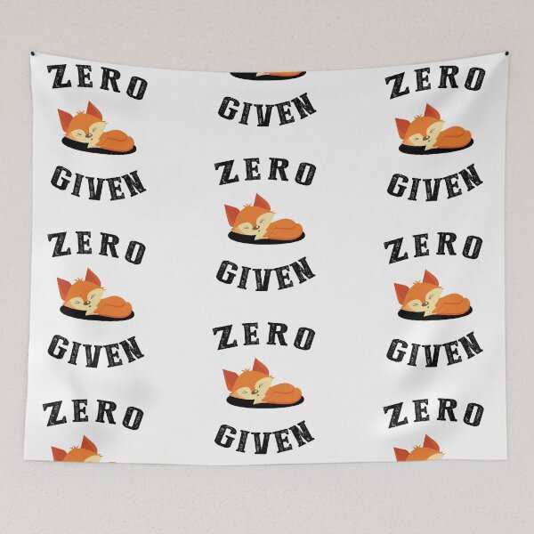 Item preview, ZERO FOX GIVEN! FUNNY FOX GIFT IDEA designed and sold by JamesandLuis.