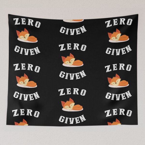 Item preview, ZERO FOX GIVEN! FUNNY FOX GIFT IDEA designed and sold by JamesandLuis.