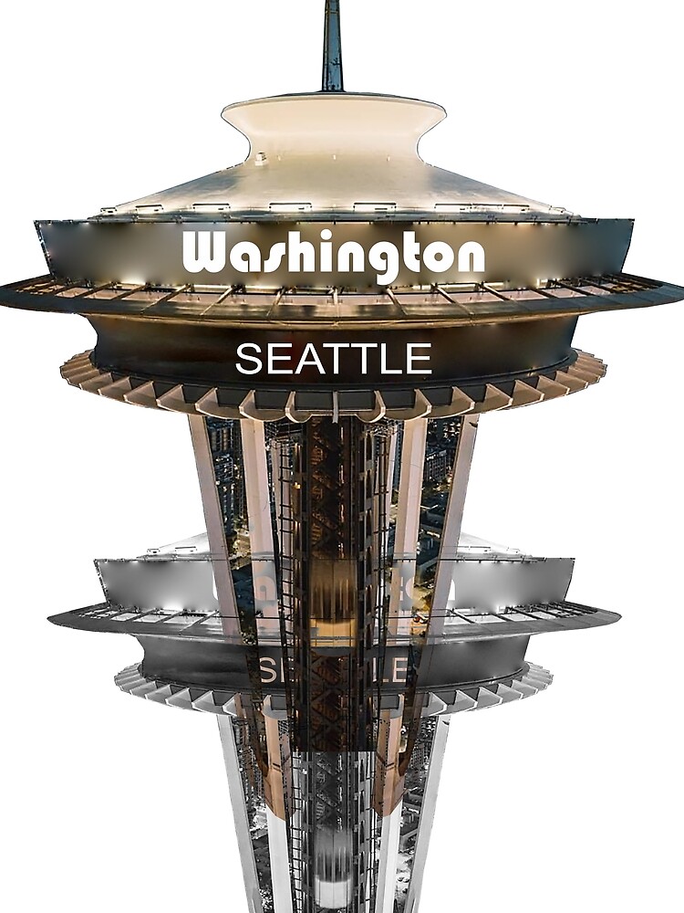Seattle Sky Tower Double by cityartapparel