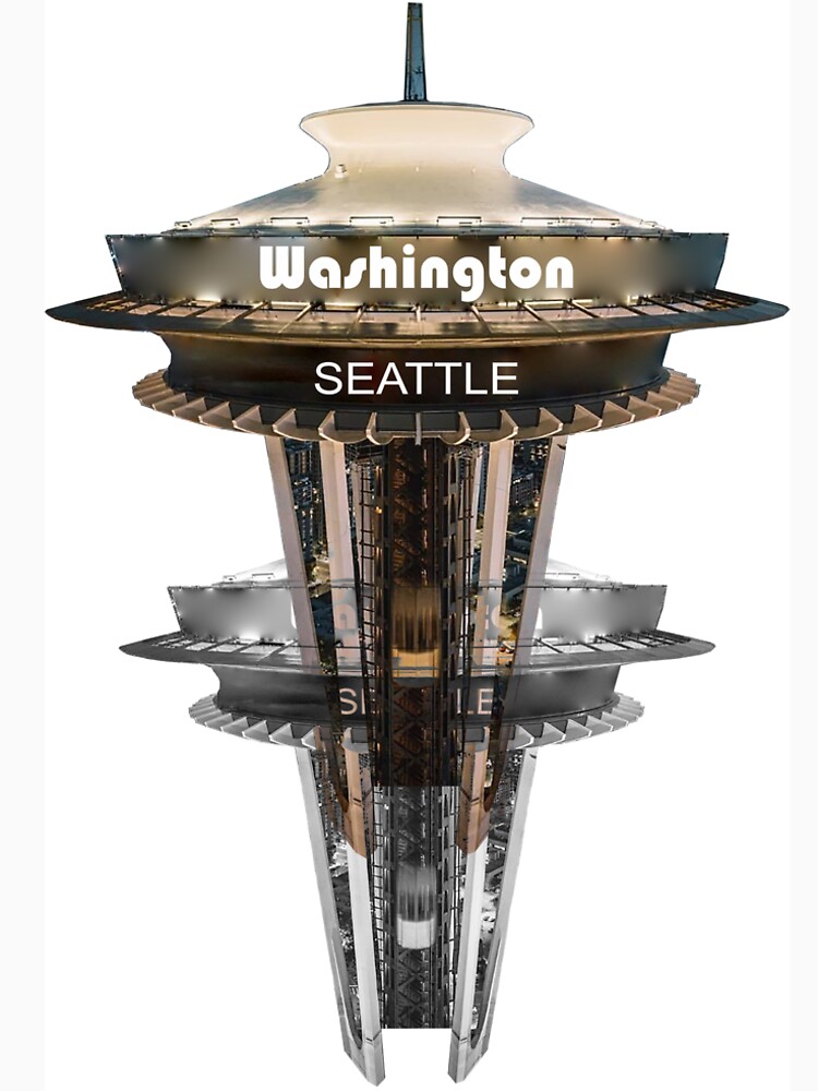 Seattle Sky Tower Double by cityartapparel