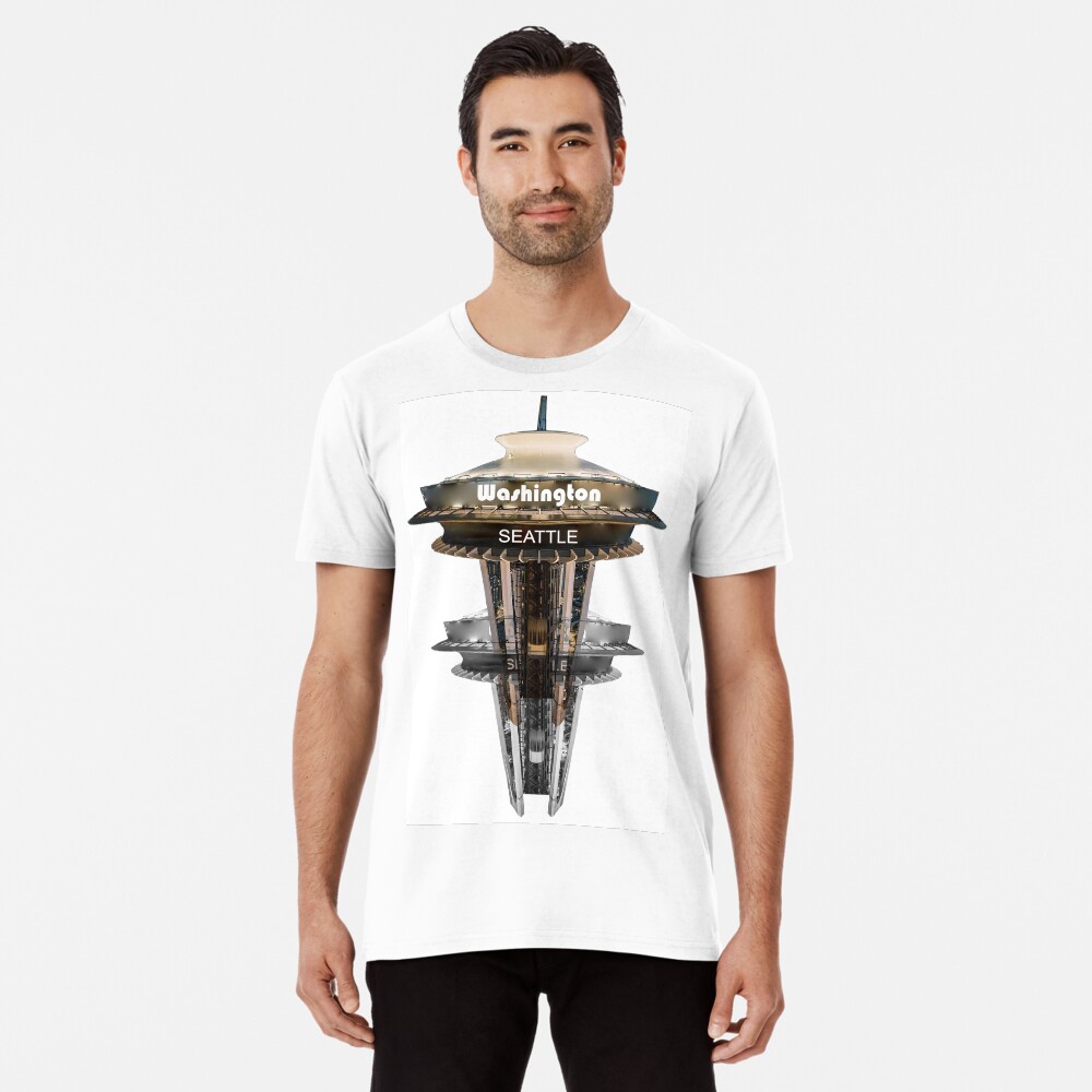 Seattle Sky Tower Double Premium T-Shirt