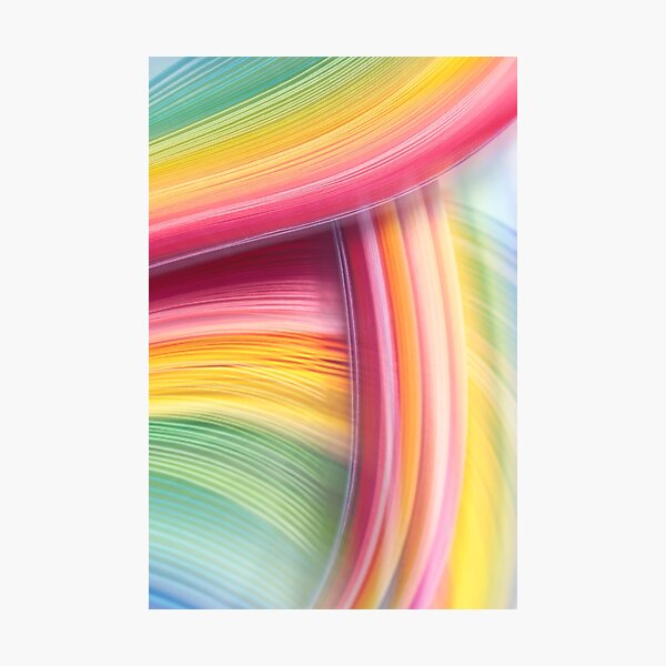 Paper Blur... Photographic Print