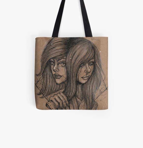 Double All Over Print Tote Bag