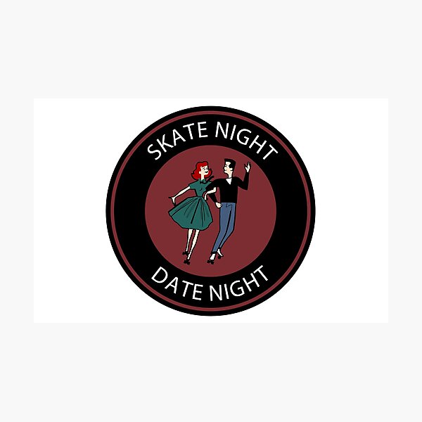Item preview, Vintage Skate Night Date Night designed and sold by fearcity.