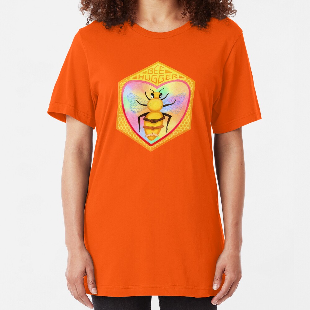 Bee Hugger Save The Bees Slim Fit T-Shirt