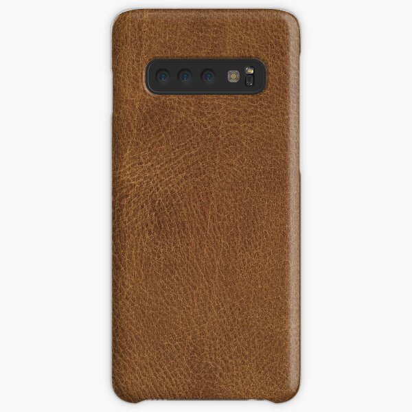 Brown Leather Samsung Galaxy Snap Case