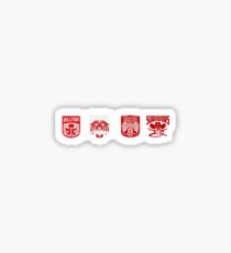 the four factions Sticker