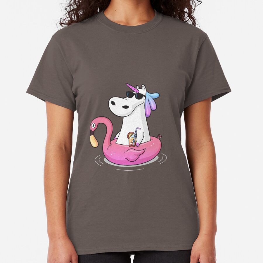 Pool Party Unicorn Classic T-Shirt