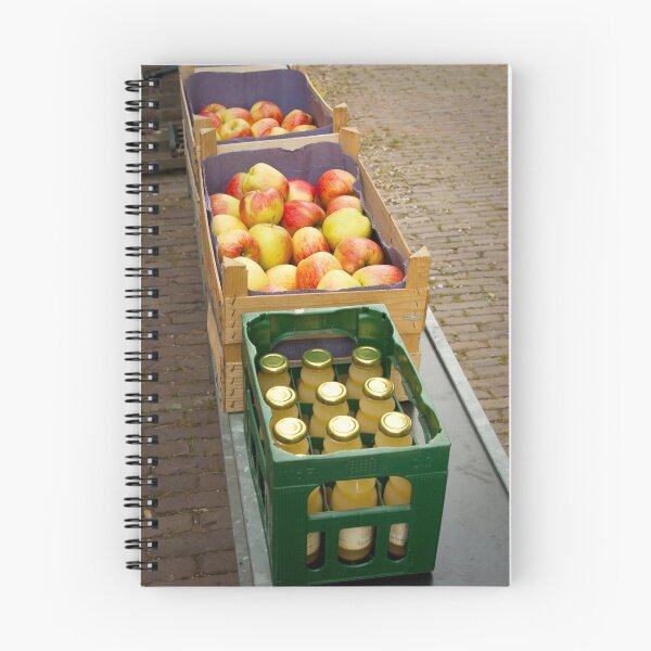 Item preview, Zumo de manzana y manzanas designed and sold by steppeland.