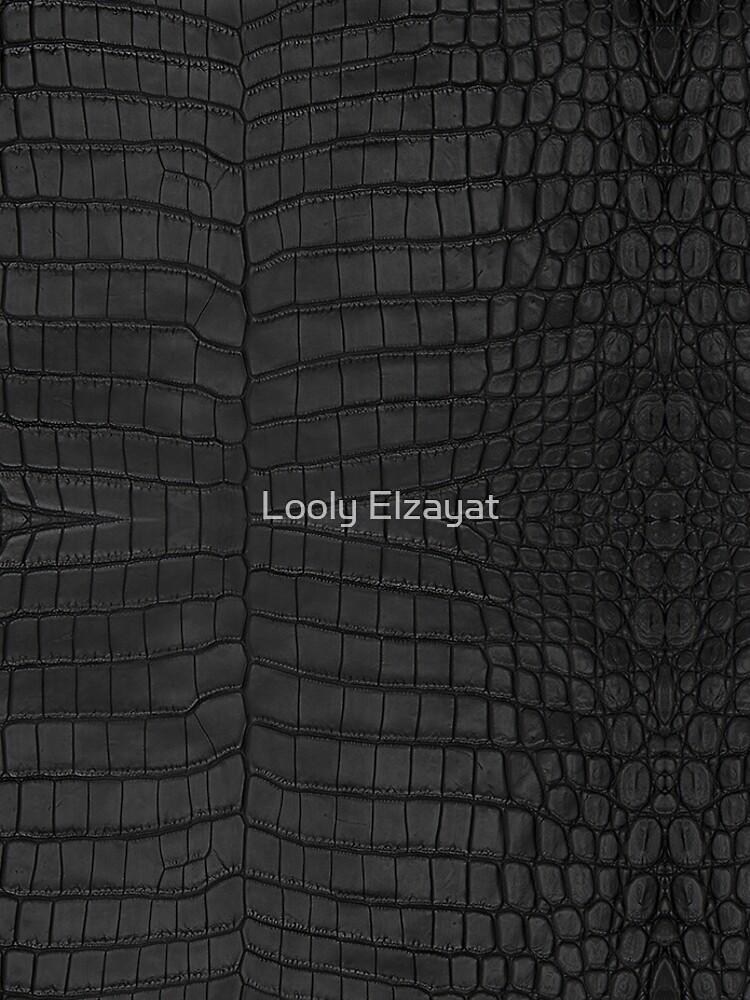 Crocodile-patterned Leggings - Black/crocodile-patterned - Ladies