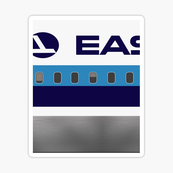 Plane Tees - Eastern Air Lines (White Top) Sticker