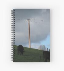 Power Lines.... Spiral Notebook
