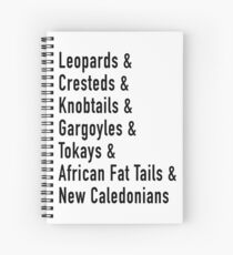 Cuaderno de espiral Y geckos