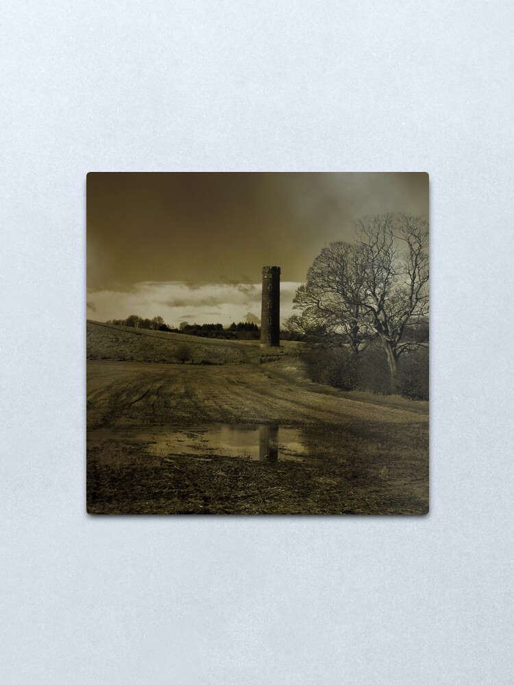 Alternate view of Cammo Tower Metal Print