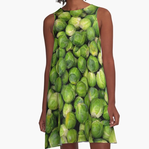 Brussels Sprouts A-Line Dress