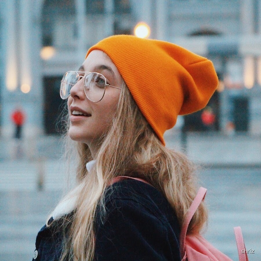 Emma chamberlain orange beanie Clearance