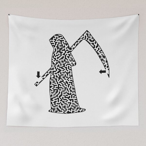 Item preview, Grim Reaper Shaped Maze & Labyrinth designed and sold by gorff.