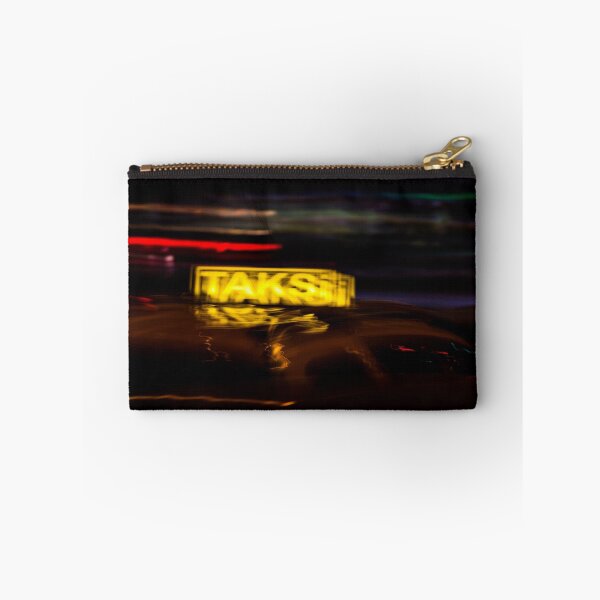 Item preview, Turkish TAXI in a long exposure picture in night time- photography designed and sold by carlotoffolo.