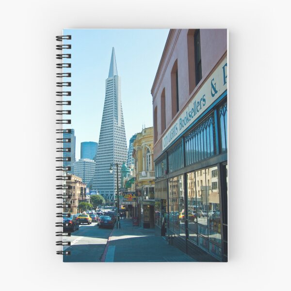 Item preview, City Lights Bookstore and TransAmerica Pyramid designed and sold by timtopping.