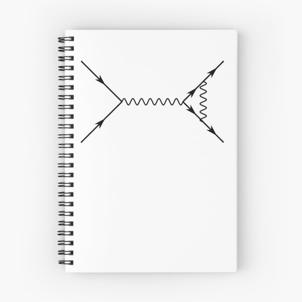 Item preview, Four Vertex Feynman Diagram- Particle Physics designed and sold by the-elements.